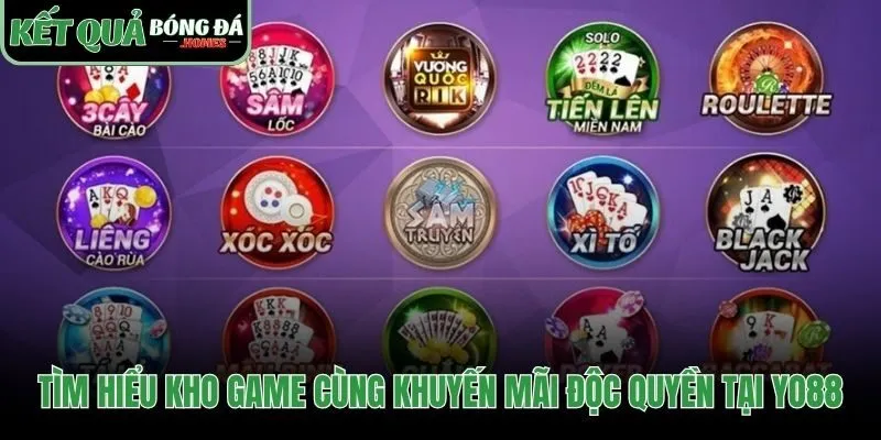 Kho game đa dạng và khuyến mãi độc quyền chỉ có tại Yo88